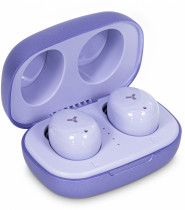 TWS гарнитура ACCESSTYLE беспроводные наушники с микрофоном, затычки, динамические излучатели, Bluetooth, 20-20000 Гц, импеданс: 16 Ом, работа от аккумулятора до 3 ч, фиолетовый (Grain TWS Violet)