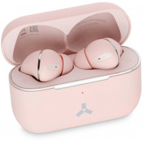 TWS гарнитура ACCESSTYLE беспроводные наушники с микрофоном, затычки, динамические излучатели, Bluetooth, 20-20000 Гц, импеданс: 16 Ом, работа от аккумулятора до 4 ч, розовый (Indigo II TWS Pink)