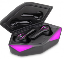 TWS гарнитура ACCESSTYLE беспроводные наушники с микрофоном, затычки, динамические излучатели, Bluetooth, 20-20000 Гц, импеданс: 32 Ом, работа от аккумулятора до 6 ч, фиолетовый (Wild TWS Violet)