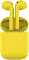 TWS гарнитура HIPER беспроводные наушники с микрофоном, затычки, динамические излучатели, Bluetooth, 20-20000 Гц, работа от аккумулятора до 2 ч, TWS Air Soft Yellow, жёлтый (HTW-SA6)