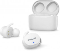 TWS гарнитура PHILIPS беспроводные наушники с микрофоном, вкладыши, Bluetooth, 20-20000 Гц, импеданс: 16 Ом, работа от аккумулятора до 6 ч, TAT3216WT, белый (TAT3216WT/00)