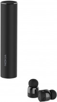 TWS гарнитура NOKIA беспроводные наушники с микрофоном, затычки, динамические излучатели, Bluetooth, регулятор громкости, работа от аккумулятора до 6 ч, BH-705 V1 Black, чёрный (8P00000030)