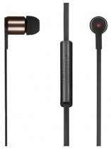 Гарнитура LENOVO проводные наушники с микрофоном, затычки, динамические излучатели, mini jack 3.5 мм, ThinkPad X1 In-Ear, чёрный (4XD0K74703)