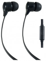 Гарнитура PERFEO проводные наушники с микрофоном, затычки, динамические излучатели, mini jack 3.5 мм, 20-20000 Гц, импеданс: 16 Ом, HANDY, чёрный (PF-HND-BLK)