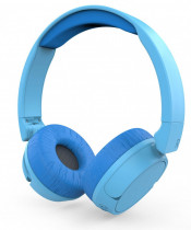 Гарнитура HIPER беспроводные наушники с микрофоном, накладные, динамические излучатели, Bluetooth, 20-20000 Гц, импеданс: 32 Ом, работа от аккумулятора до 20 ч, LUCKY ZTX1 Blue, синий (HTW-ZTX1)