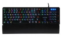 Клавиатура CBR проводная, механическая, переключатели Outemu Blue, цифровой блок, подсветка клавиш, USB, Armor, KB-890, KB890, чёрный (KB 890 Armor)