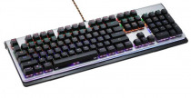 Клавиатура CANYON проводная, механическая, переключатели Outemu Red, цифровой блок, подсветка клавиш, USB, серый (CND-SKB8-RU)