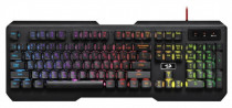 Клавиатура DEFENDER проводная, мембранная, цифровой блок, подсветка клавиш, USB, Redragon Centaur 2, чёрный (77461)