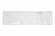 Клавиатура GENIUS проводная, мембранная, цифровой блок, USB, SlimStar 126 White, белый (31310017418)