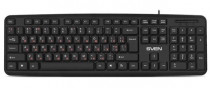 Клавиатура SVEN проводная, мембранная, цифровой блок, USB, KB-S230 Black, чёрный (SV-018399)
