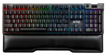 Клавиатура ADATA проводная, механическая, переключатели Cherry MX Silver, цифровой блок, подсветка клавиш, USB, XPG SUMMONER, чёрный (SUMMONER4C-BKCRU)