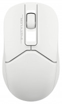 Мышь A4TECH беспроводная (Bluetooth + радиоканал), оптическая, 1200 dpi, USB, Fstyler, белый (FB12 WHITE)