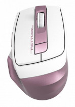 Мышь A4TECH беспроводная (радиоканал), оптическая, 2000 dpi, USB, Fstyler, белый, розовый (FG35 PINK/WHITE)