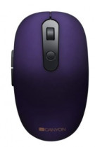 Мышь CANYON беспроводная (Bluetooth + радиоканал), оптическая, 1600 dpi, USB, фиолетовый (CNS-CMSW09V)
