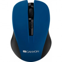 Мышь CANYON беспроводная (радиоканал), оптическая, 1200 dpi, USB, CNE-CMSW1 Blue, синий (CNE-CMSW1BL)