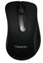 Мышь CANYON беспроводная (радиоканал), оптическая, 800 dpi, USB, чёрный (CNE-CMSW2)