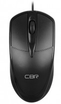 Мышь CBR проводная, оптическая, 1000 dpi, USB, CM120, CM-120, чёрный (CM 120 Black)