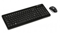 Клавиатура + мышь CANYON беспроводные, радиоканал, цифровой блок, USB, SET-W3, чёрный (CNS-HSETW3-RU)