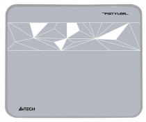 Коврик для мыши A4TECH тканевая поверхность, резиновое основание, с окантовкой, 250 мм x 200 мм, толщина 2 мм, FStyler FP20, серебристый (FP20 SILVER)