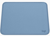 Коврик для мыши LOGITECH тканевая поверхность, резиновое основание, с окантовкой, 230 мм x 200 мм, толщина 2 мм, Mouse Pad Studio, синий (956-000051)
