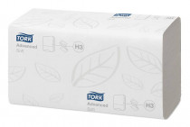 Полотенца бумажные TORK Singlefold Advanced 2-хслойная 200лист. белый (упак.:20шт) (290184)