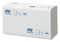 Полотенца бумажные TORK Singlefold Universal 1-нослойная 250лист. белый (упак.:20шт) (120108)