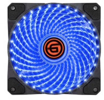 Вентилятор для корпуса GINZZU LED 12LB33 (синий) (Ginzzu 12LB33)
