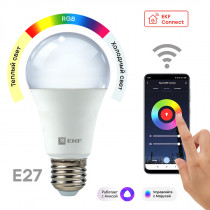 Умная лампа EKF Connect 8W WIFI RGBW E27 (slwf-e27-rgbw)