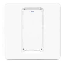Умный выключатель HIPER Smart wall 1-Way Touch Switch/Умный встраиваемый 1 кнопка механика/Wi-Fi/AC 100-240В/50-60 Гц/600Вт/белый IOT B01 (HDY-SB01)