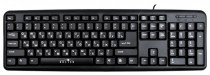 Клавиатура OKLICK проводная, цифровой блок, PS/2, цвет: чёрный, Оклик 180M PS/2 (313180)