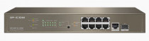 Коммутатор IP-COM управляемый, 10 портов, уровень 3, поддержка PoE, установка в стойку (IP-COM G5310P-8-150W)