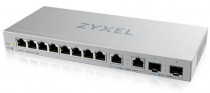 Коммутатор ZYXEL управляемый, 12 портов, уровень 2, настольный, XGS1250-12 (XGS1250-12-ZZ0101F)