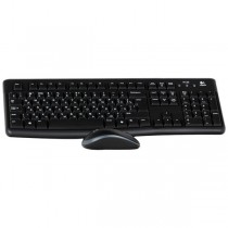 Клавиатура + мышь LOGITECH проводные, 1000 dpi, цифровой блок, USB, Desktop MK120 Black, чёрный (920-002561)