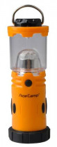 Фонарь походный ACECAMP 1014 оранжевый/черный лам.:светодиод. AAAx4 (AceCamp 1014)