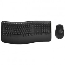 Клавиатура + мышь MICROSOFT Comfort 5050 клав:черный мышь:черный USB беспроводная Multimedia (PP4-00017)