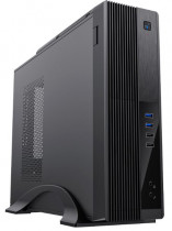 Корпус POWERMAN Slim-Desktop, 230 Вт, 2xUSB 3.0, Audio, ST616BK GS-230 80+ Bronze, чёрный (6151106)