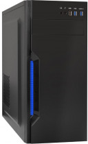 Корпус EXEGATE Midi-Tower, 350 Вт, USB 2.0, 2xUSB 3.0, XP-333U, чёрный (EX283076RUS)
