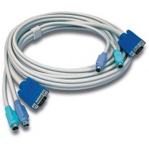 KVM кабель TRENDNET для KVM переключателей с интерфейсами VGA и PS/2 длиной 3 метра (TK-C10)