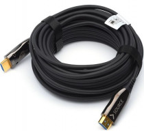 Кабель ATCOM HDMI 10 m (HIGH speed, Metal gold, Optical) 8K v2.1 (AT8880)