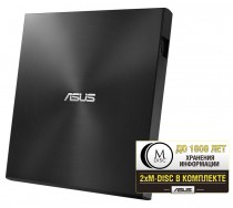 Внешний привод ASUS DVD-RW SDRW-08U7M-U черный USB ultra slim внешний RTL (SDRW-08U7M-U/BLK/G/AS)