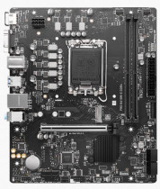 Материнская плата MSI Socket 1700, Intel H610, 2xDDR4, PCI-E 4.0, 2xUSB 3.2 Gen1, VGA, HDMI, mATX (PRO H610M-E DDR4)