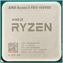 Процессор AMD Socket AM4, Ryzen 5 PRO 4650GE, 6-ядерный, 3300 МГц, Turbo: 4200 МГц, Renoir, Кэш L2 - 3 Мб, Кэш L3 - 8 Мб, Radeon Graphics, 7 нм, 35 Вт, OEM (100-000000153)