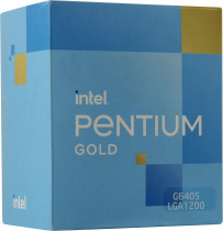 Процессор INTEL Socket 1200, Pentium G6405, 2-ядерный, 4100 МГц, Comet Lake, Кэш L2 - 0.5 Мб, Кэш L3 - 4 Мб, UHD Graphics 610, 14 нм, 58 Вт, BOX (BX80701G6405)