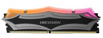 Память HIKVISION 16 Гб, DDR-4, 25600 Мб/с, CL16, 1.35 В, XMP профиль, радиатор, подсветка, 3200MHz, U100 RGB (HKED4161DAA2D2ZA4/16G)