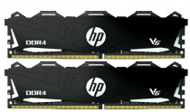Комплект памяти HP 32 Гб, 2 модуля DDR-4, 28800 Мб/с, CL18, 1.35 В, XMP профиль, радиатор, 3600MHz, V6, 2x16Gb KIT (2E2L4AA)