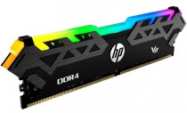Память HP 16 Гб, DDR-4, 25600 Мб/с, CL16-18-18-38, 1.35 В, XMP профиль, радиатор, подсветка, 3200MHz, V8 RGB Black (7EH86AA)