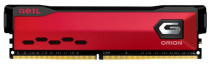 Память GEIL 8 Гб, DDR-4, 34100 Мб/с, CL18-24-24-44, 1.45 В, XMP профиль, радиатор, 4266MHz, ORION Red (GOR48GB4266C18ASC)