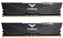 Комплект памяти TEAMGROUP 32 Гб, 2 модуля DDR-5, 44800 Мб/с, CL36-36-36-76, 1.2 В, XMP профиль, радиатор, 5600MHz, Team T-Force Vulcan Black, 2x16Gb KIT (FLBD532G5600HC36BDC01)