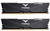 Комплект памяти TEAMGROUP 64 Гб, 2 модуля DDR-5, 41600 Мб/с, CL40-40-40-76, 1.25 В, XMP профиль, радиатор, 5200MHz, Team T-Force Vulcan Black, 2x32Gb KIT (FLBD564G5200HC40CDC01)