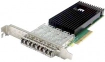 Сетевая карта SILICOM интерфейс PCI-E, скорость 10 Гбит/с, 4 разъёма SFP+ (PE310G4I71LB-XR)